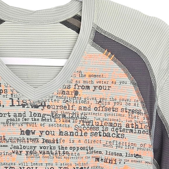 LULULEMON Athletica Vintage Men's Metal Vent Tech Inspiration Top Size L - Picture 8 of 9